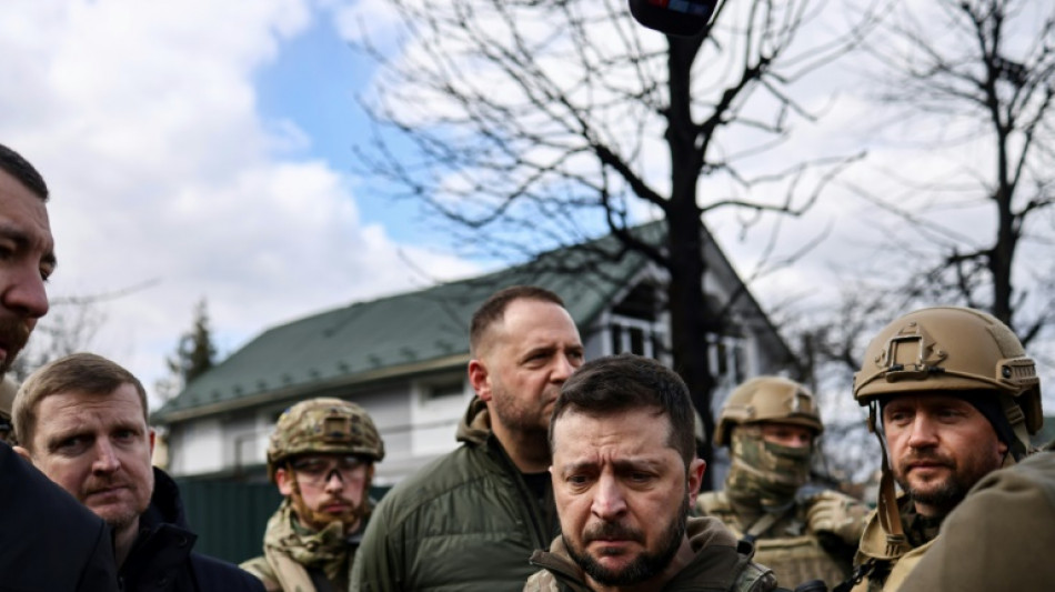 Selenskyj in Butscha: Welt wird Kriegsverbrechen als "V&ouml;lkermord" anerkennen