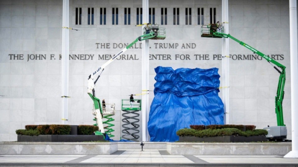 Trump's name added to Kennedy Center facade, a day after change