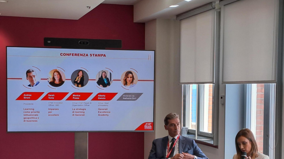 Sironi, per Generali l'apprendimento &egrave; un elemento strategico