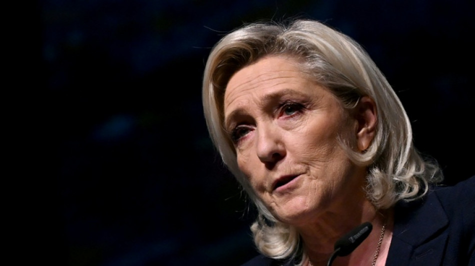 Marine Le Pen &agrave; la barre au proc&egrave;s en appel des assistants parlementaires du FN