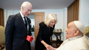 El Vaticano publica una foto del papa al recir a Carlos y Camila