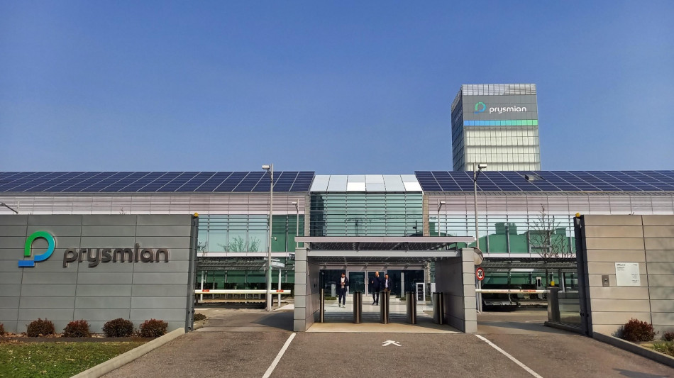 Prysmian, ricavi semestre oltre 9,65 miliardi, utile +6%