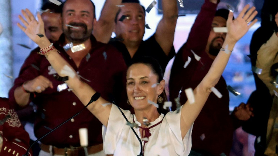 &Eacute;lections au Mexique: fin de campagne pour la favorite Sheinbaum et sa rivale Galvez