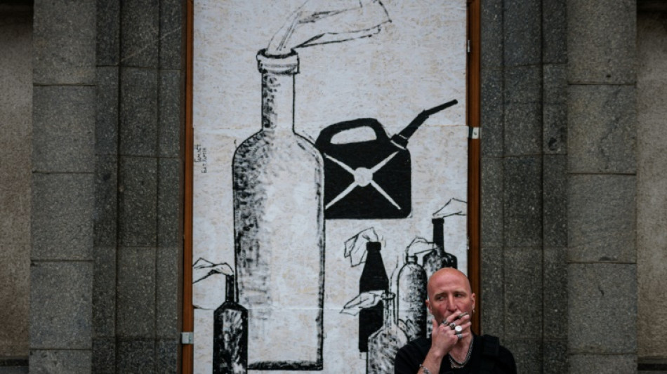 Ukraine: Gamlet, street artiste ayant "l'ordre" de peindre &agrave; Kharkiv