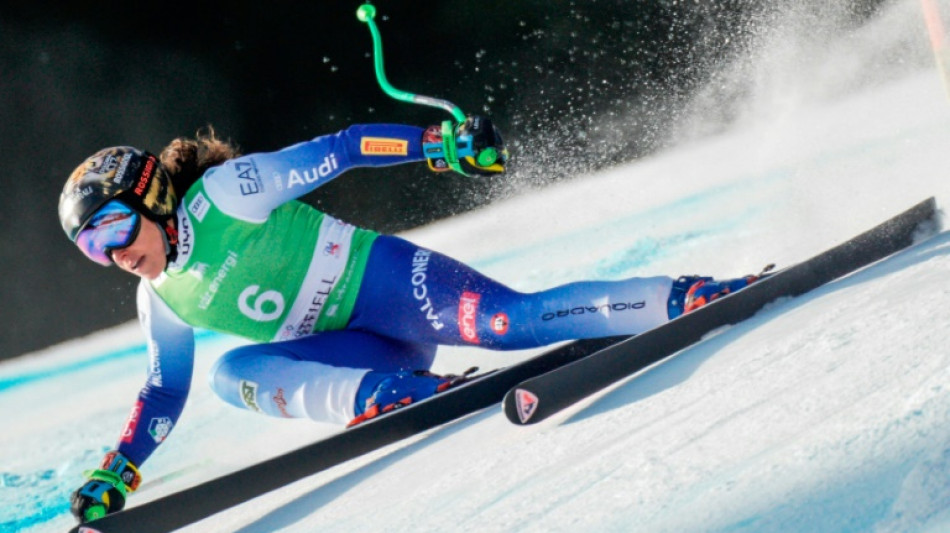 Brignone stretches overall lead with victory in Kvitfjell super-G