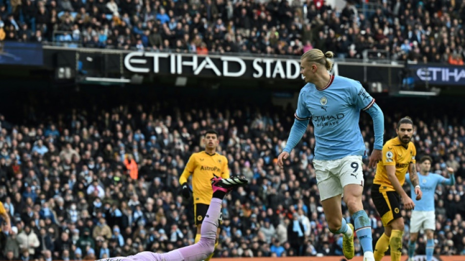 Angleterre: tripl&eacute; de Haaland, City recolle &agrave; Arsenal