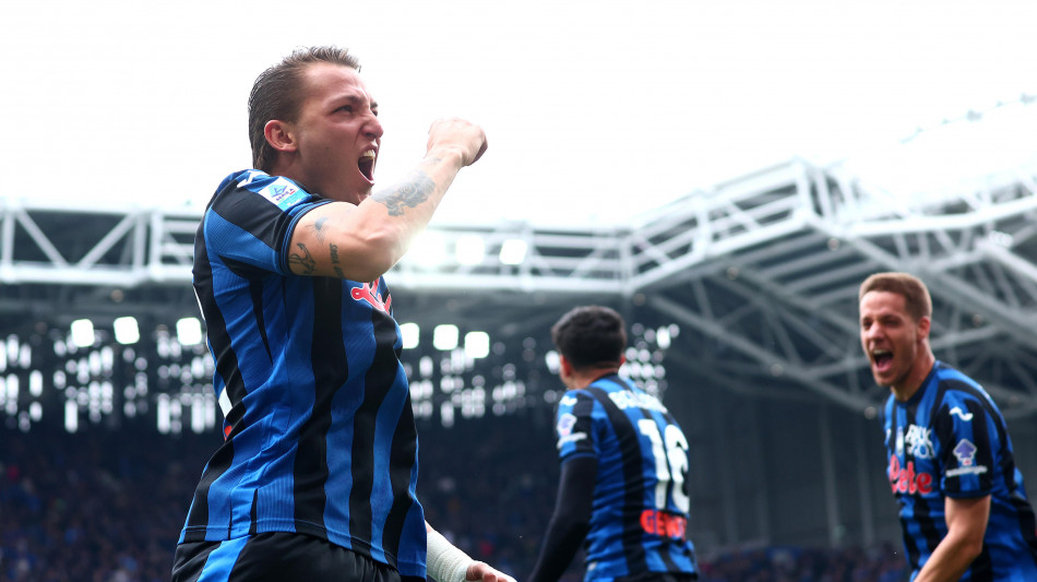 L'Atalanta batte il Bologna 2-0, la Juve e' quarta