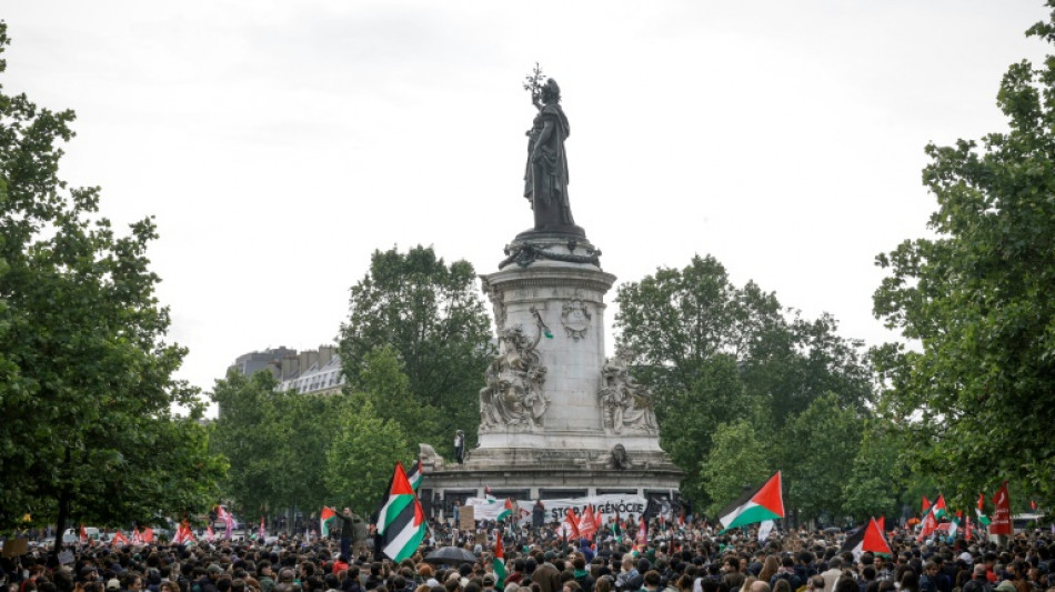 Deuxi&egrave;me manifestation cons&eacute;cutive &agrave; Paris contre les frappes sur Rafah
