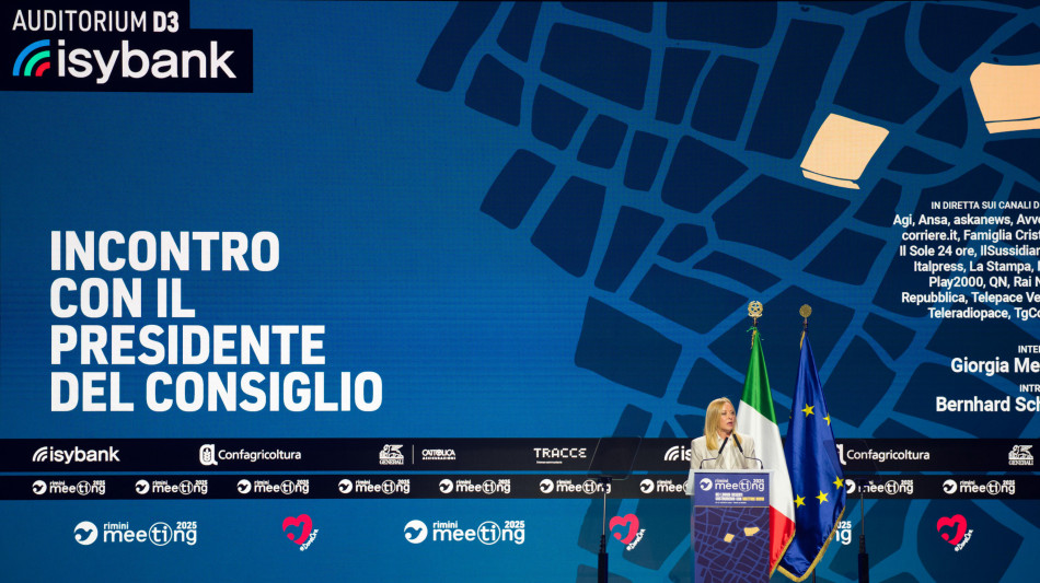 Meloni a San Patrignano, 'avrete sempre il sostegno del governo'