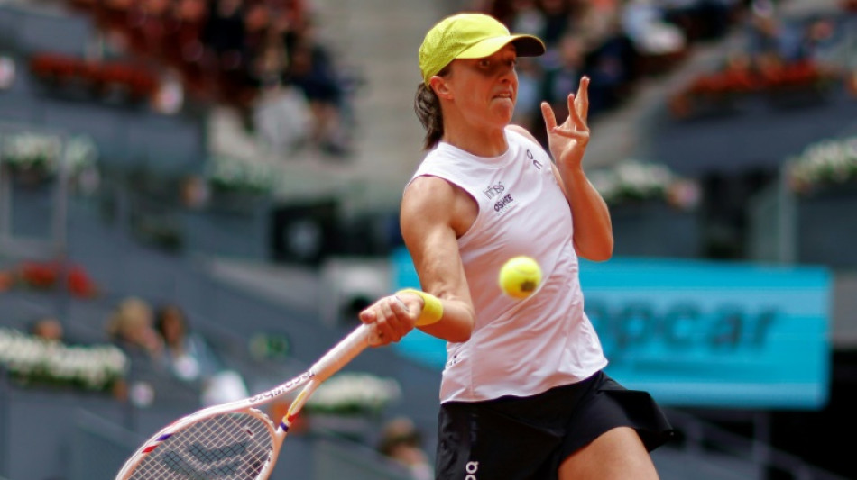 Tennis/Madrid: Swiatek en demies après un trou d'air contre Keys
