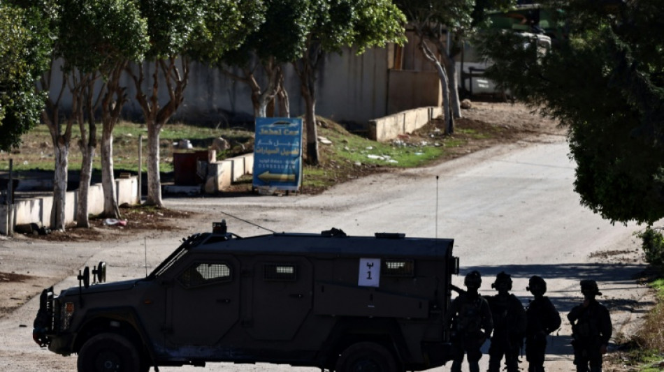 Nouvelle op&eacute;ration de l'arm&eacute;e isra&eacute;lienne dans le nord de la Cisjordanie