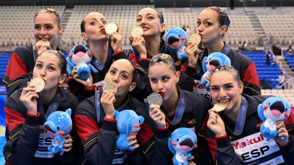 España gana en rutina técnica por equipos de natación artística en los Mundiales