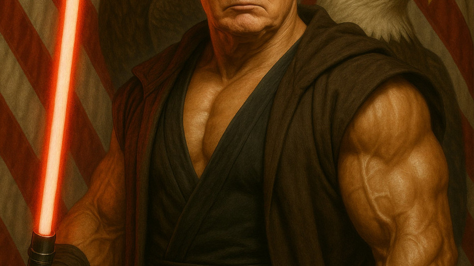 Trump è jedi con la spada laser sui social per lo Star Wars Day