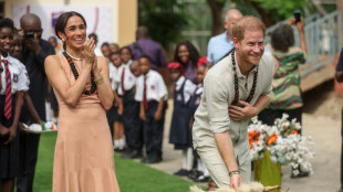 Le prince Harry et son &eacute;pouse Meghan en visite au Nigeria