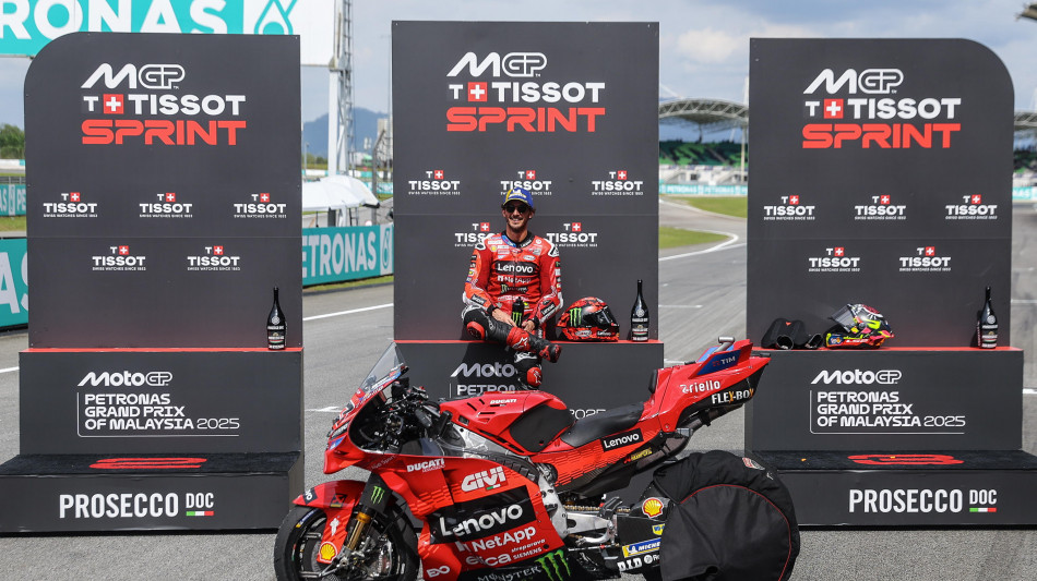 MotoGp: Bagnaia "riparto da Sepang, voglio terzo posto mondiale"