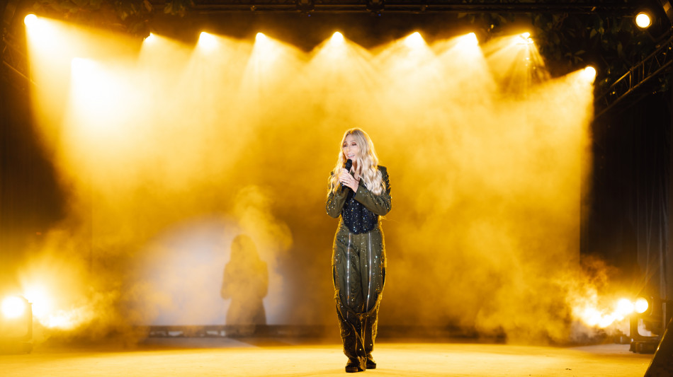 Cher in concerto al party in via veneto di Dolce & Gabbana