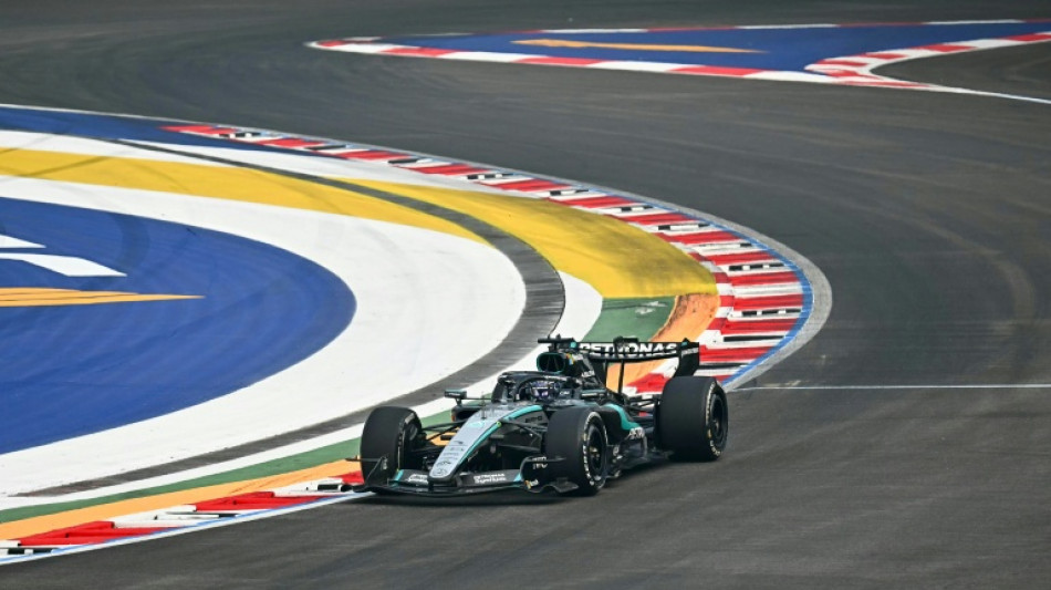 Russell goes fastest in practice for smoggy Singapore GP