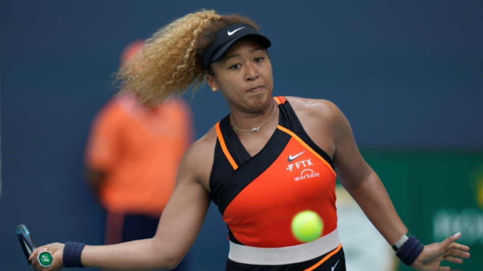 Tennis: Osaka avance en force au 3e tour &agrave; Miami, Murray aussi