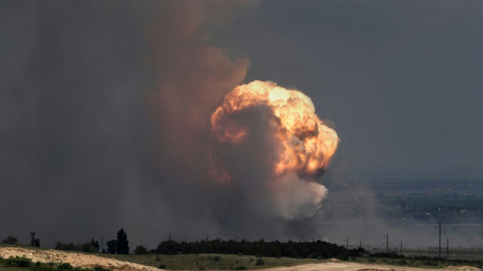 Crim&eacute;e : une attaque ukrainienne provoque l'explosion d'un d&eacute;p&ocirc;t de munitions