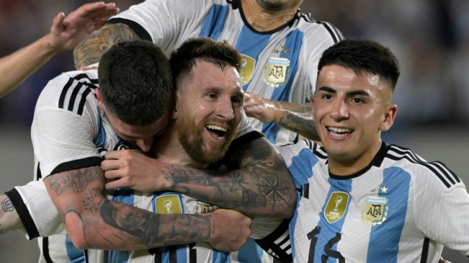 Messi goal tops off Argentina's homecoming celebration