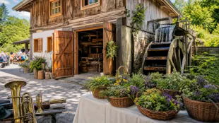 Ebenau feiert M&uuml;hlenfest mit Handwerk, Musik und Kulinarik