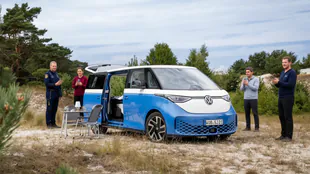 Volkswagen pr&eacute;sente l'ID. California Cruise : le premier camping-car &eacute;lectrique du Combi