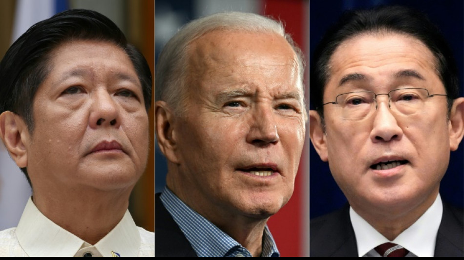Biden s'entoure des dirigeants japonais et philippin pour envoyer un "signal" &agrave; la Chine