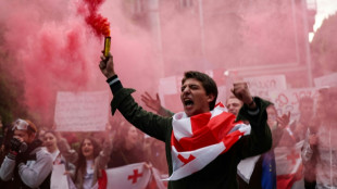 G&eacute;orgie: des milliers de manifestants apr&egrave;s l'adoption d'une loi sur l'"influence &eacute;trang&egrave;re"