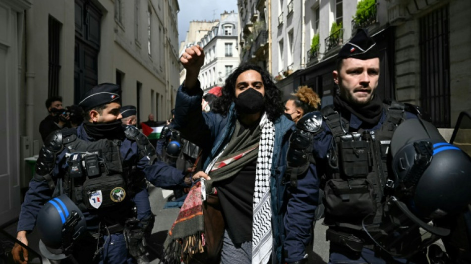 Les &eacute;tudiants de Sciences Po Paris mobilis&eacute;s pour les Palestiniens &eacute;vacu&eacute;s