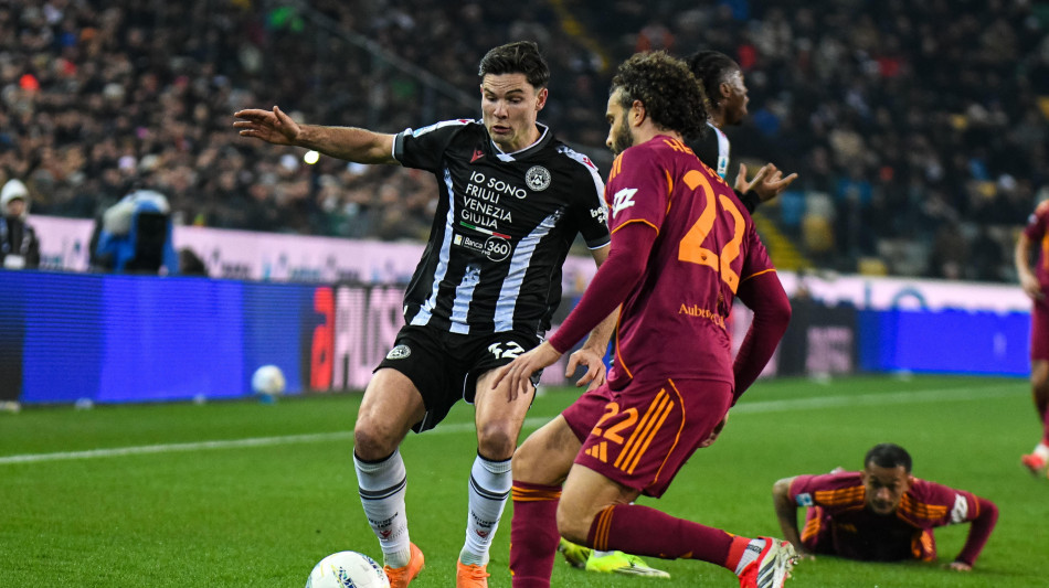 Serie A: Udinese-Roma 1-0