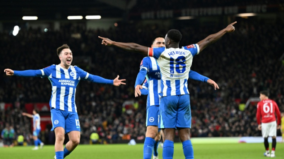 Troubled Man Utd crash out of FA Cup against Brighton