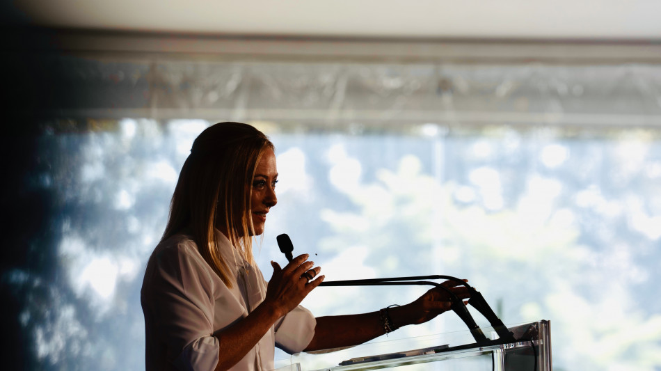 Meloni, su Kiev Europa non ambigua ma urge unit&agrave; Occidente