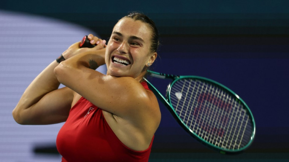 Sabalenka and Paolini into Miami semi-finals