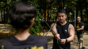 Indonesian knights keep medieval sword-fighting alive