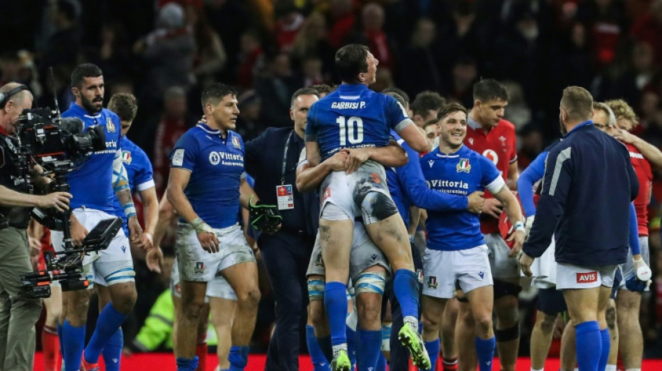 Six nations: ciel bleu pour l'Italie face &agrave; des Gallois bons derniers